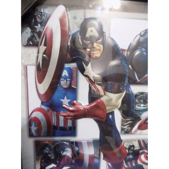 NEW MARVEL 3D Wall Art Captain America Pop Creations Framed - Picture 2 of 6